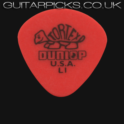 Dunlop Tortex Jazz Round Tip Light Red Guitar Picks - Click Image to Close