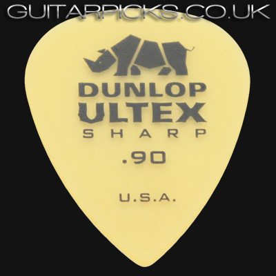 Dunlop Ultex Sharp 0.90mm Guitar Picks - Click Image to Close