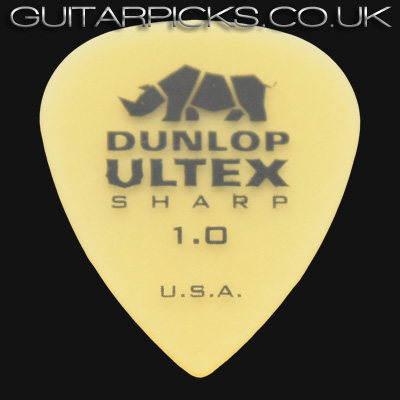 Dunlop Ultex Sharp 1.0mm Guitar Picks - Click Image to Close